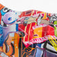 Colourful Graffiti Rhino Ornament