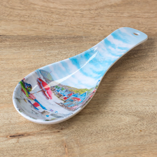 Beach Huts Kitchen Utensil Spoon Rest