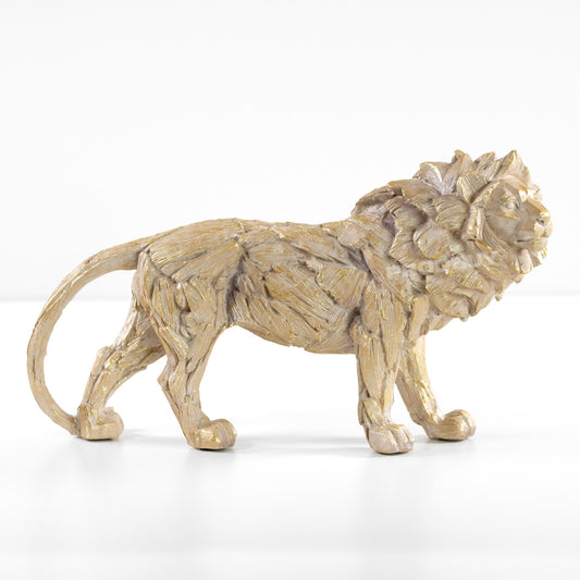 31.5cm Medium Resin Driftwood Style Lion Ornament