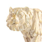 32cm Tiger Ornament Driftwood Style Resin Material
