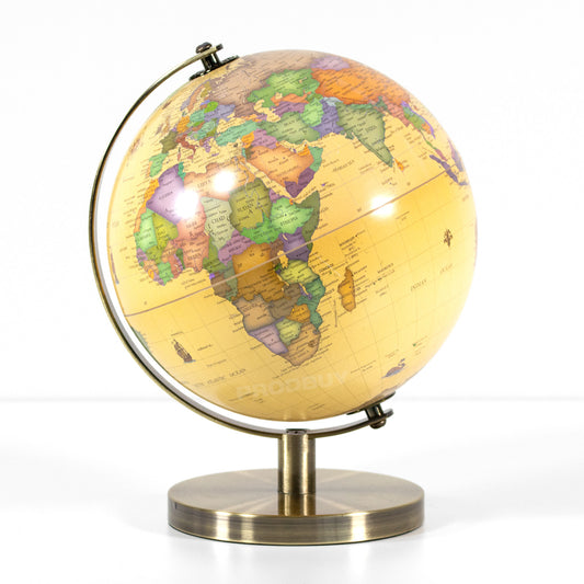 Retro 27cm Standing Globe Ornament