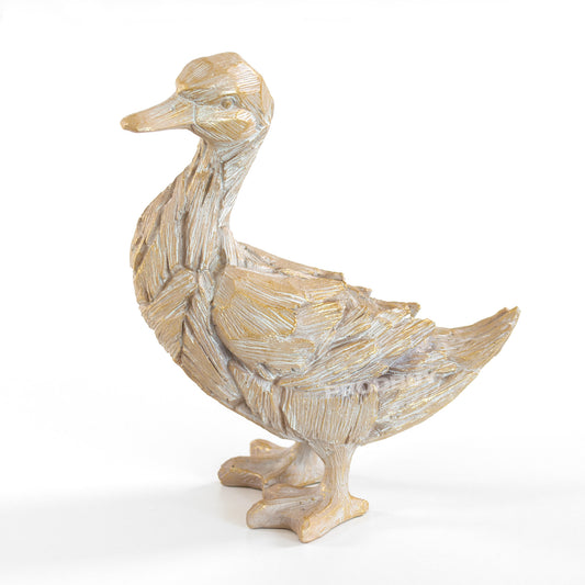 Resin Driftwood Style Duck Ornament