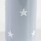 30cm Tall Grey Ceramic Polka Dot White Stars Ceramic Vase
