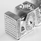 Sparkly Glitter Love Word Art Ornament Tealight Candle Holder