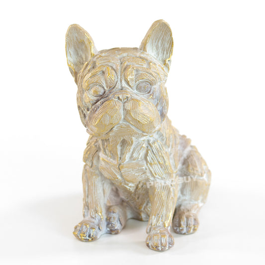 Resin Driftwood Style French Bulldog Ornament