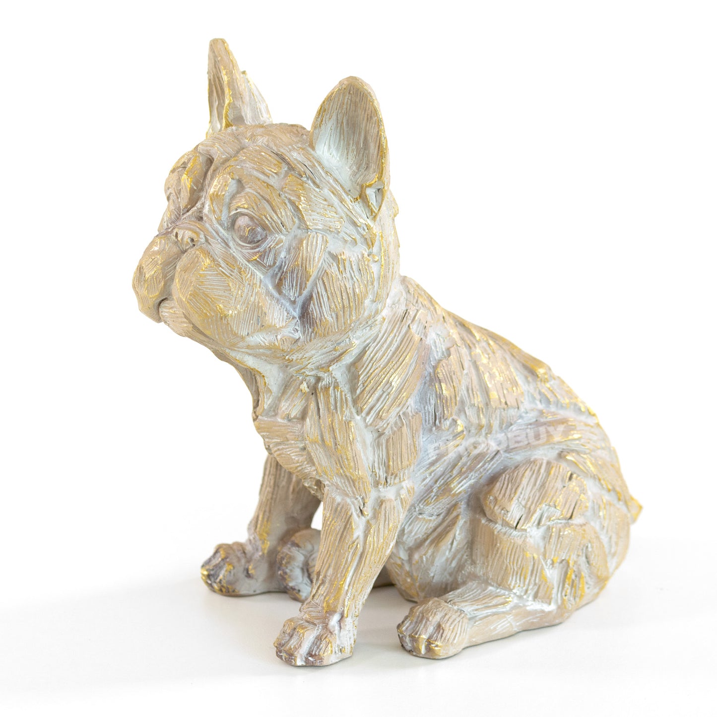 Resin Driftwood Style French Bulldog Ornament