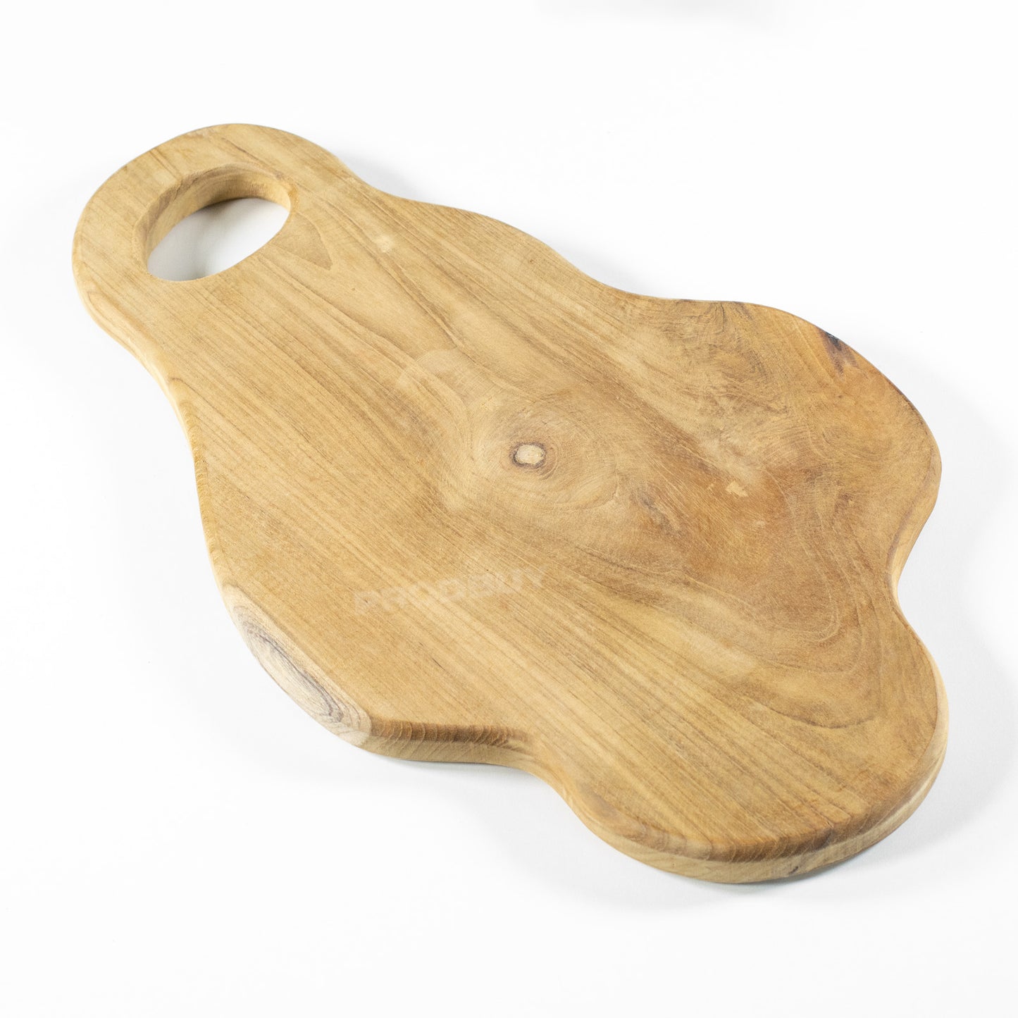 Rustic Teak Root Wood Chopping Board 46x27cm Hand Carved Rustic Serving Tray