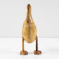 Shy Natural Wooden Duck 29cm Wood Ornament