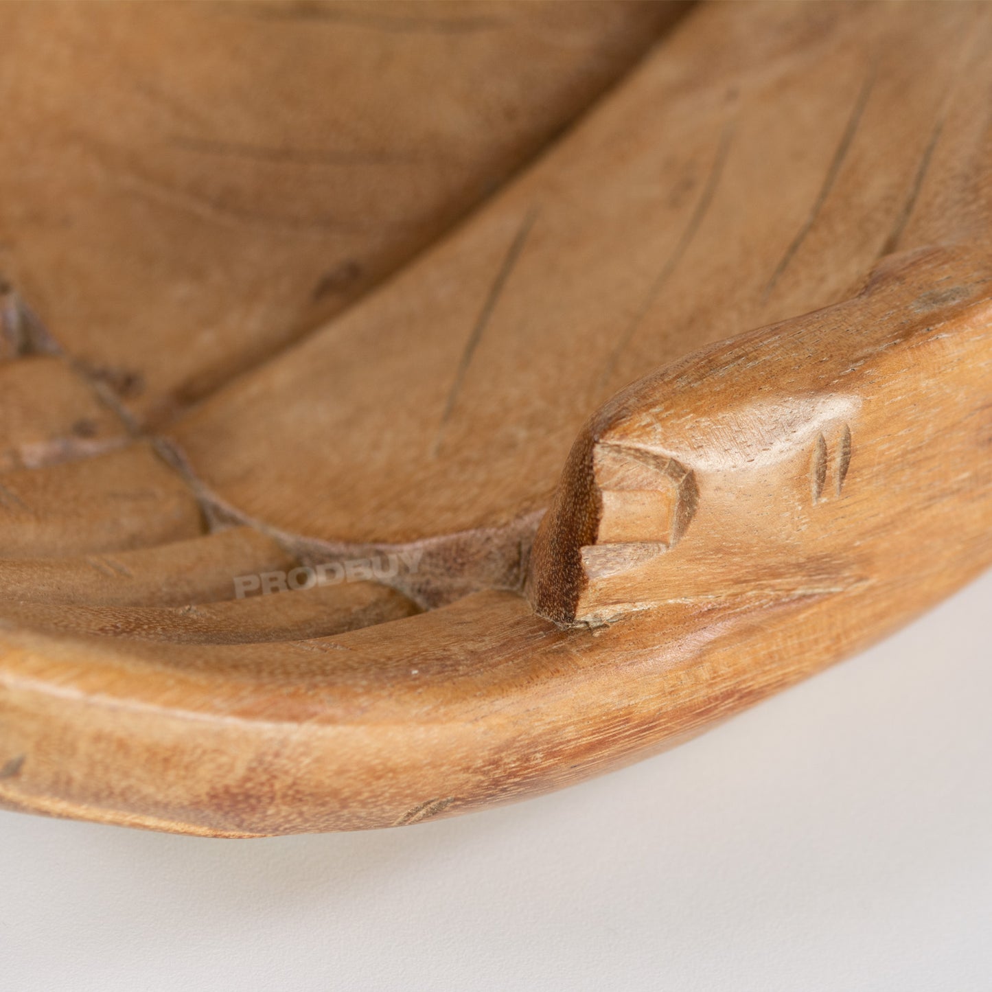 Hands of Hope Teak Root Wood Bowl Hand Carved