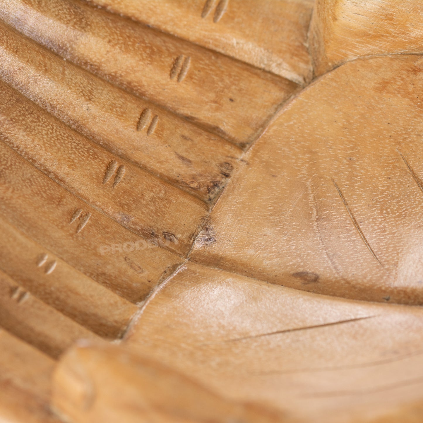 Hands of Hope Teak Root Wood Bowl Hand Carved