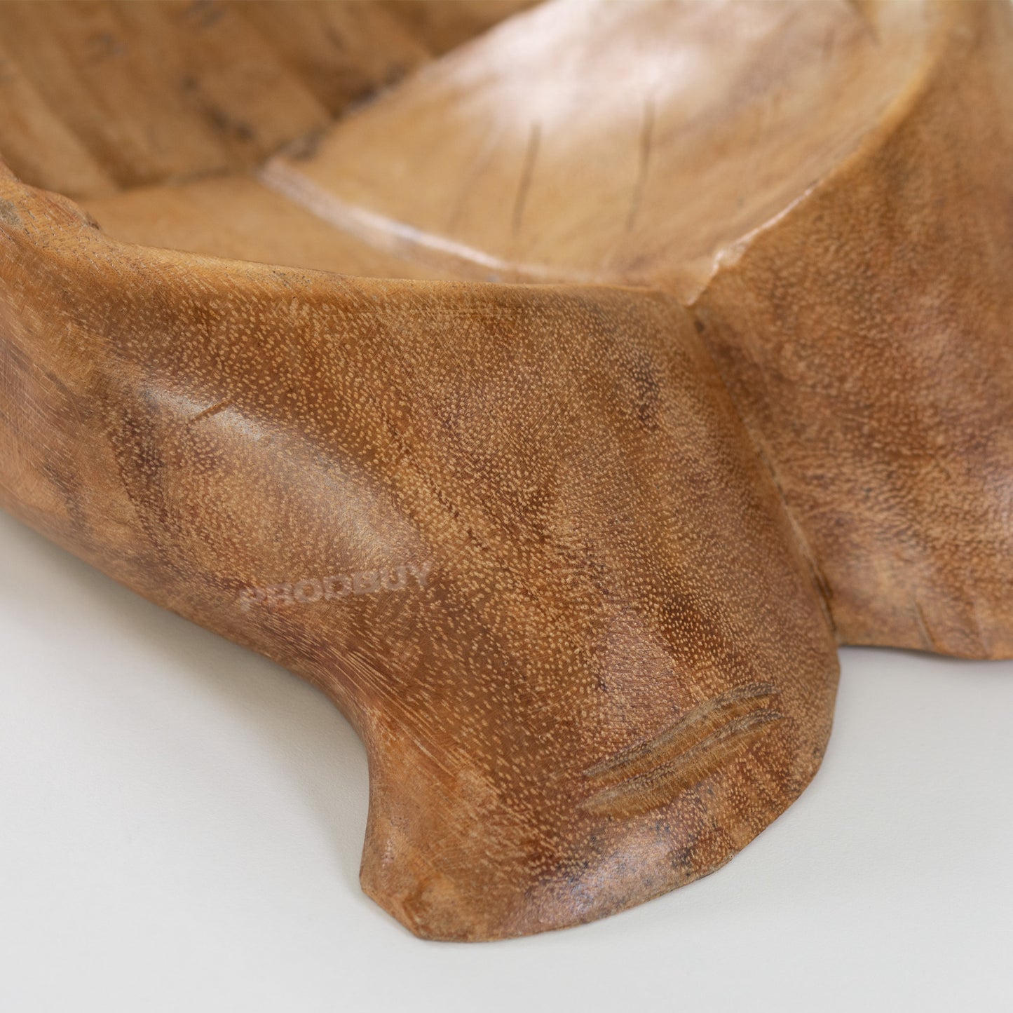 Hands of Hope Teak Root Wood Bowl Hand Carved