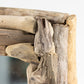 Rectangular Driftwood Wall Mirror Unique Decorative Bathroom Hallway