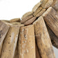 Driftwood Sunburst Round 43cm Wall Mirror