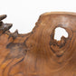 Round Decorative Table Bowl Teak Root Wood Large 37cm