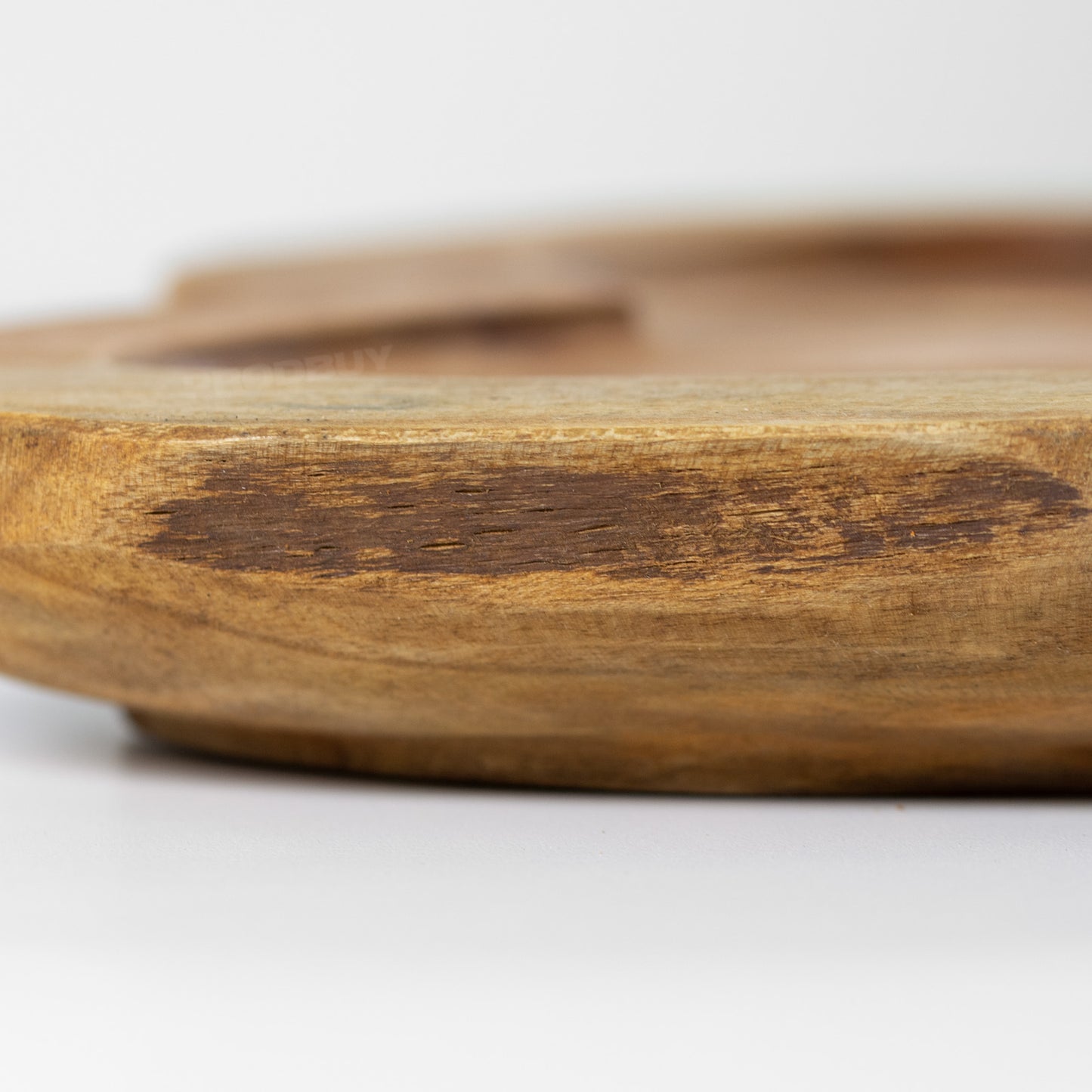 Heart Shape Teak Root Wood Serving Plate