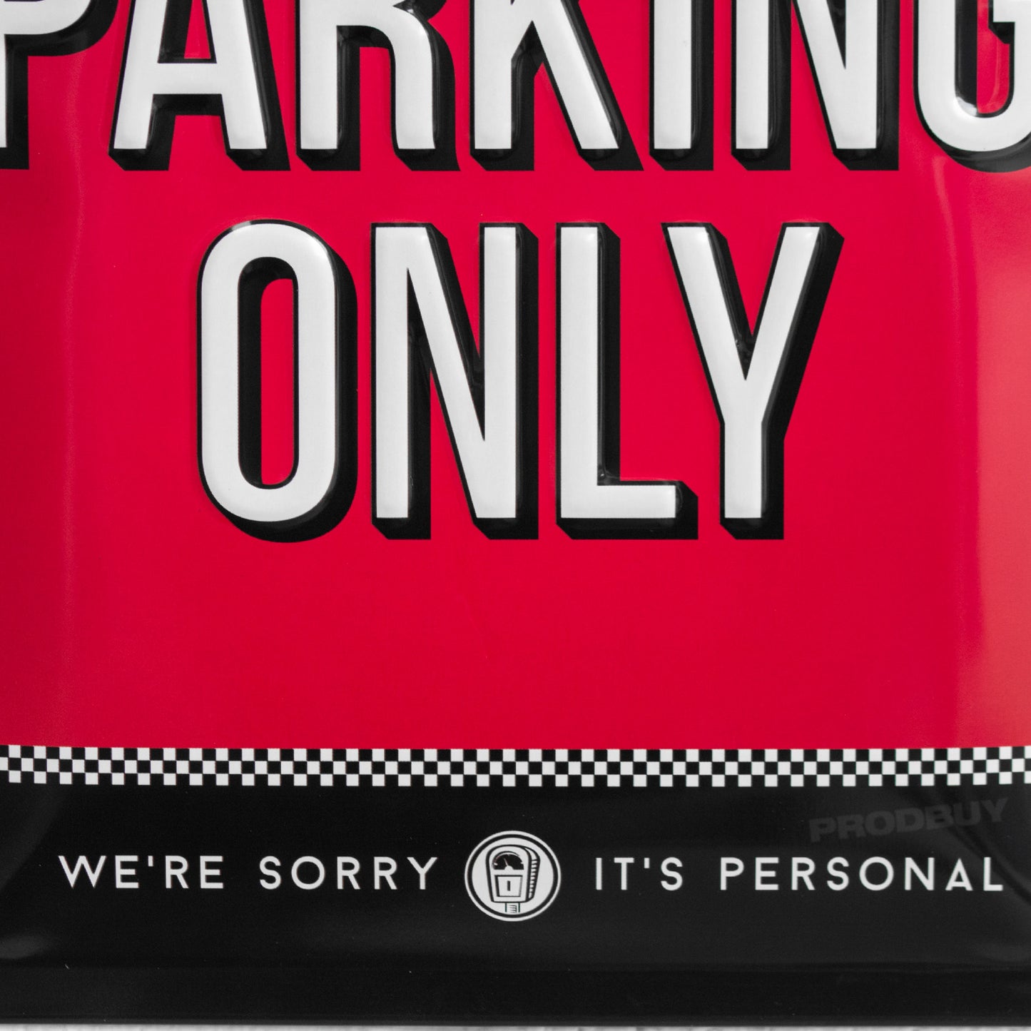 Mini Parking Only 30cm Metal Wall Sign