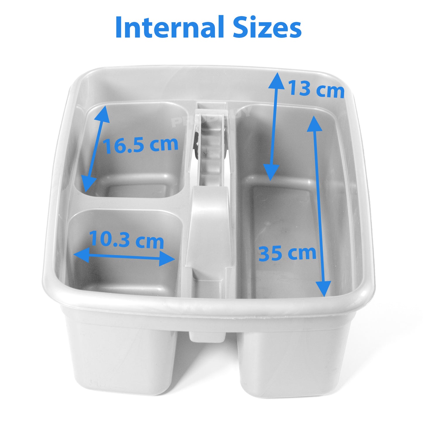 Large 40cm Plastic Storage Tidy with Handle