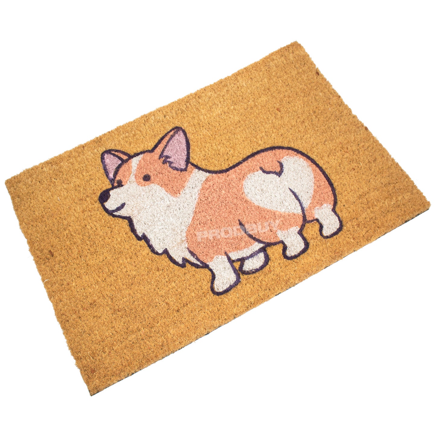 Corgi Dog 60cm x 40cm Coir Door Mat