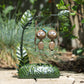 Ants on Leaf Swing Small Metal Garden Ornament Decoration