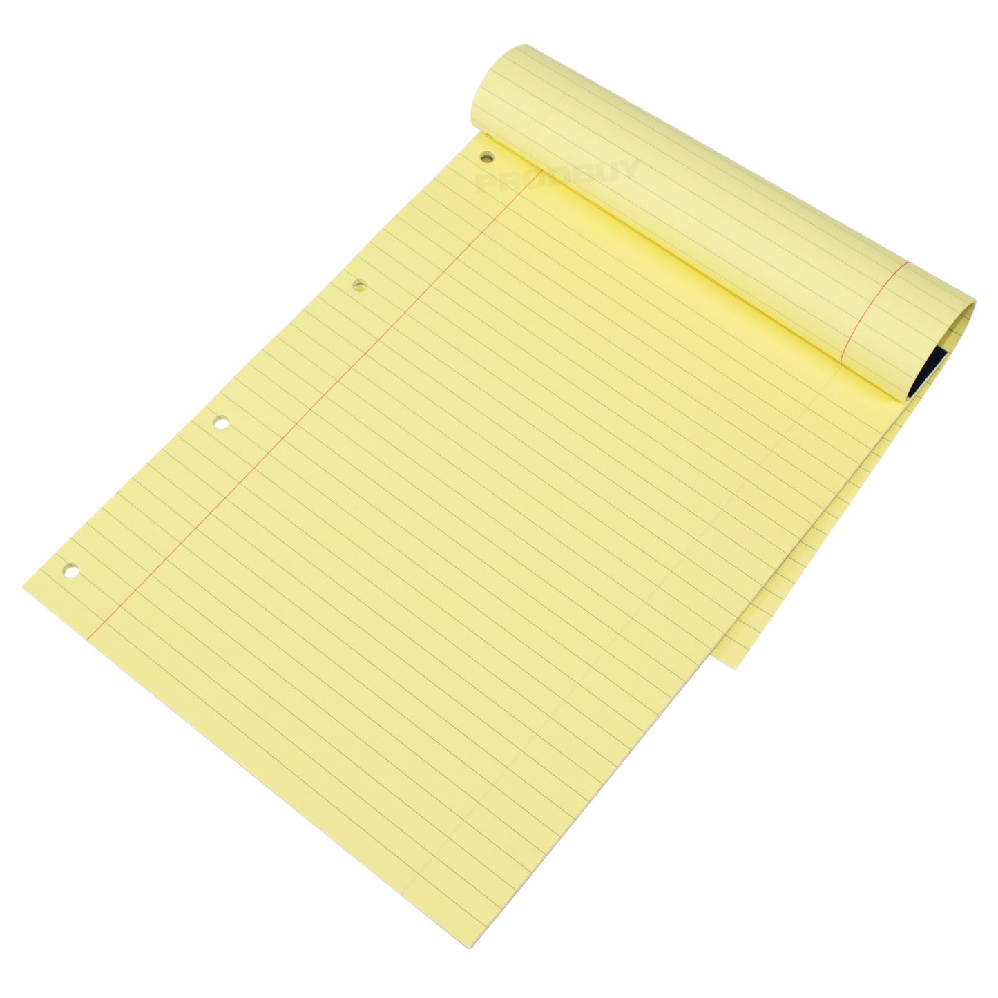 Set of 5 Yellow Legal Pads Lined A4 Memory Paper Notepads