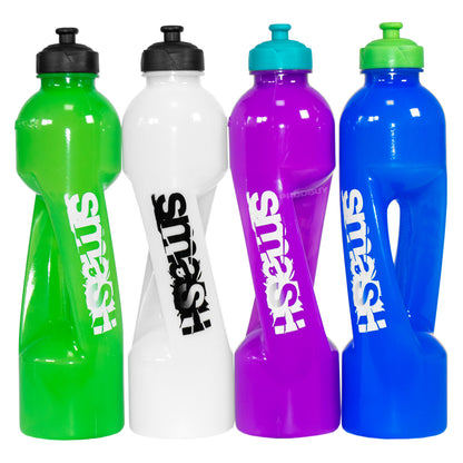 Set of 4 Smash Twister 500ml Water Bottles