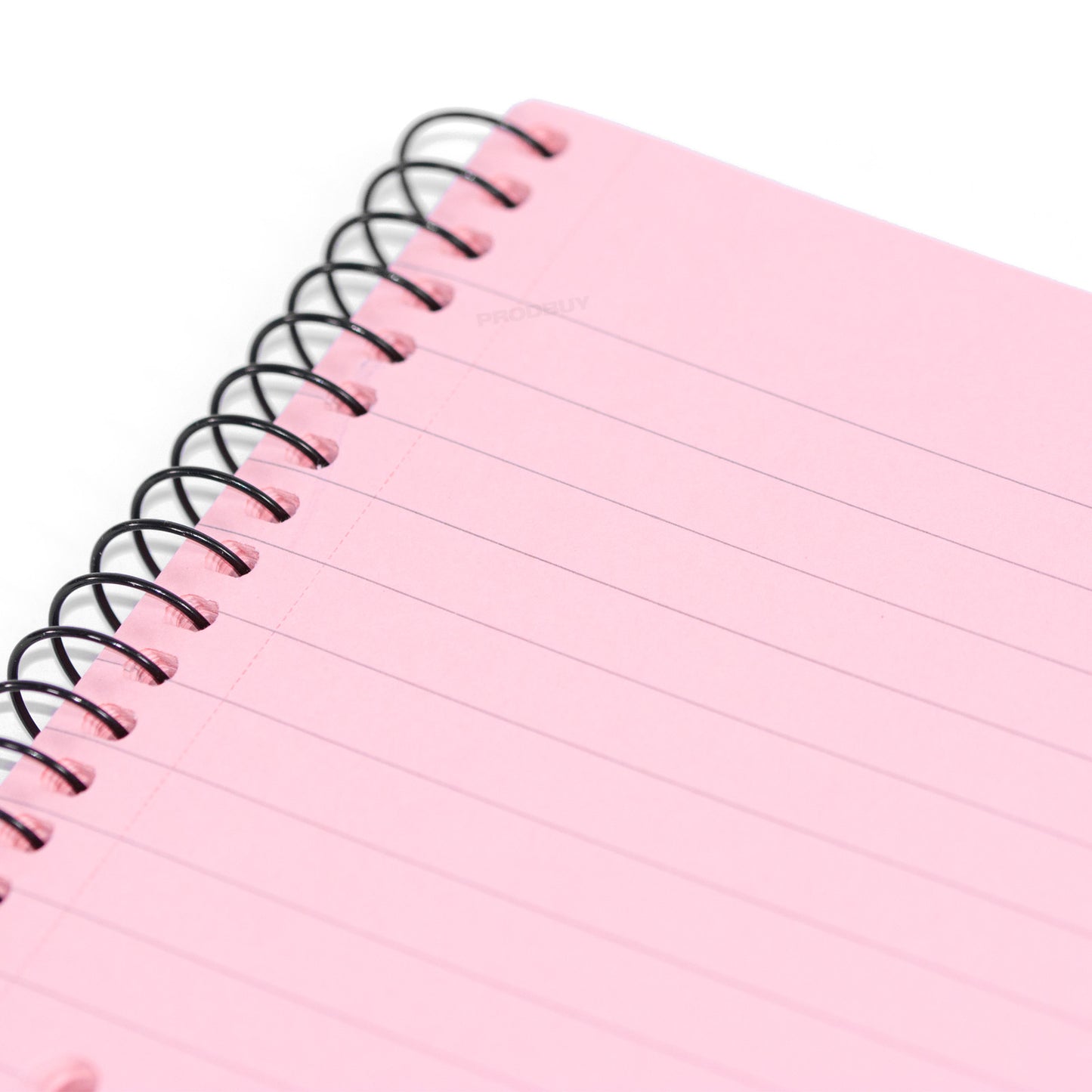 Set of 3 Pink Lined A4 Memory Paper Notepads with Side Spiral