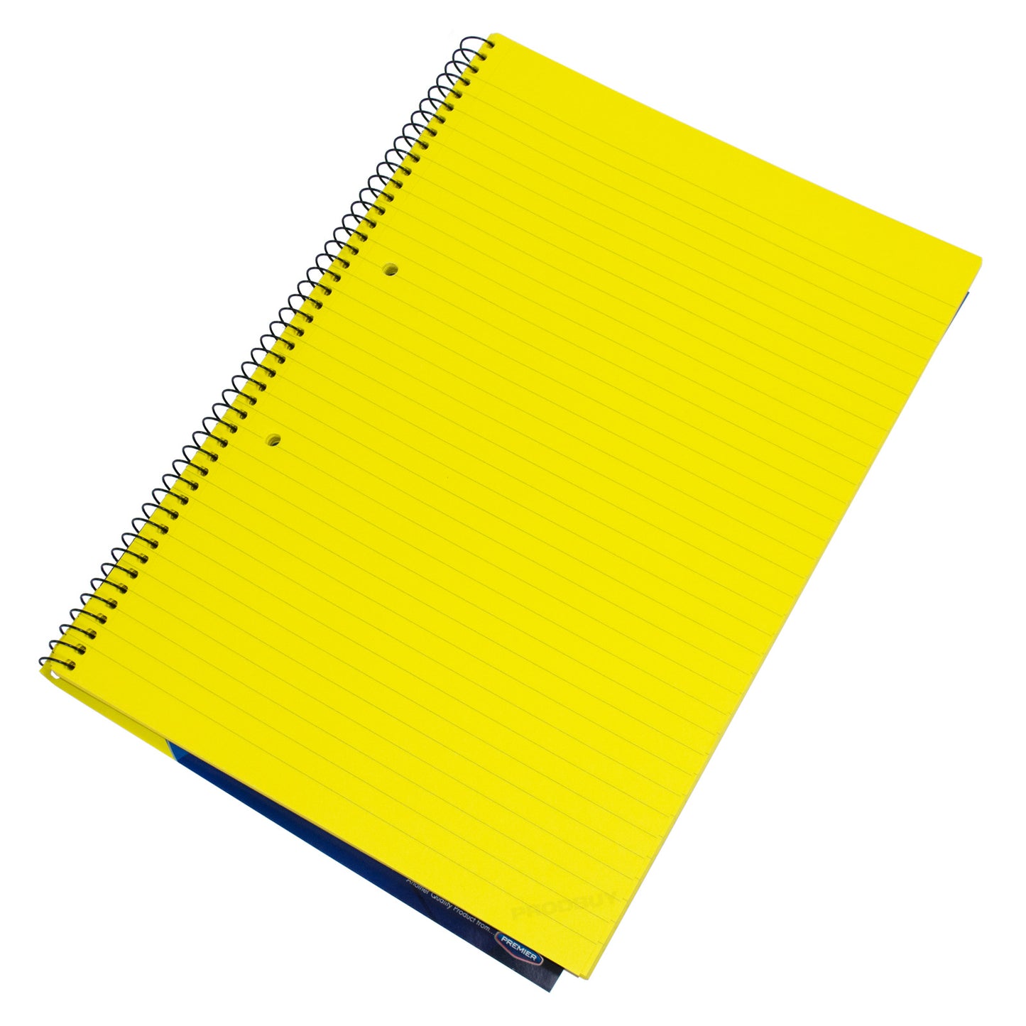 Set of 3 Lemon Yellow A4 Side Spiral Memory Notepads