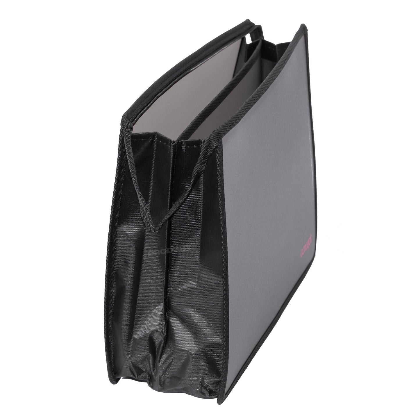 Set of 5 Black A4 Zipped Expanding Storage File Folders