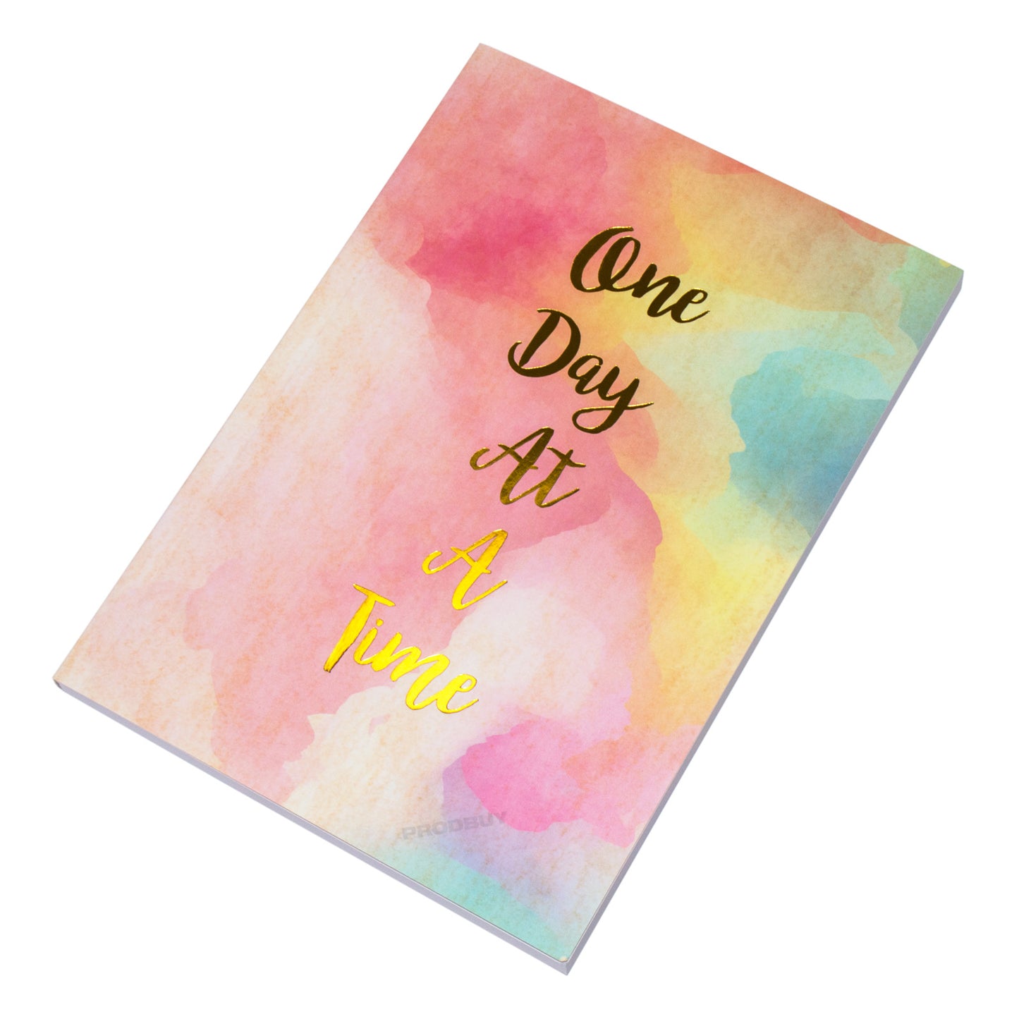 'One Day At A Time' A5 Lined Journal All Year Monthly Diary Notebook