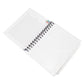 Colour A5 Spiral Project Book Lined Paper Notebook with White Tabs & Inserts