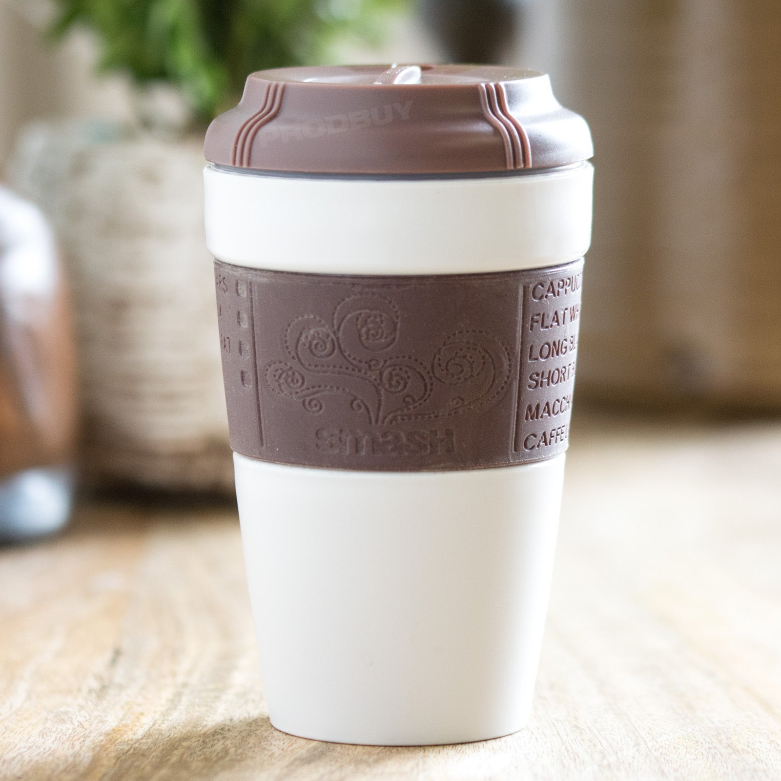 Smash 390ml Travel Mug BPA Free Plastic Tea Coffee Car Cup