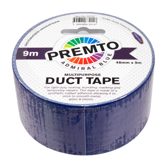 Single Roll of Colour Duct Tape 48mm x 9m - Colour Choice