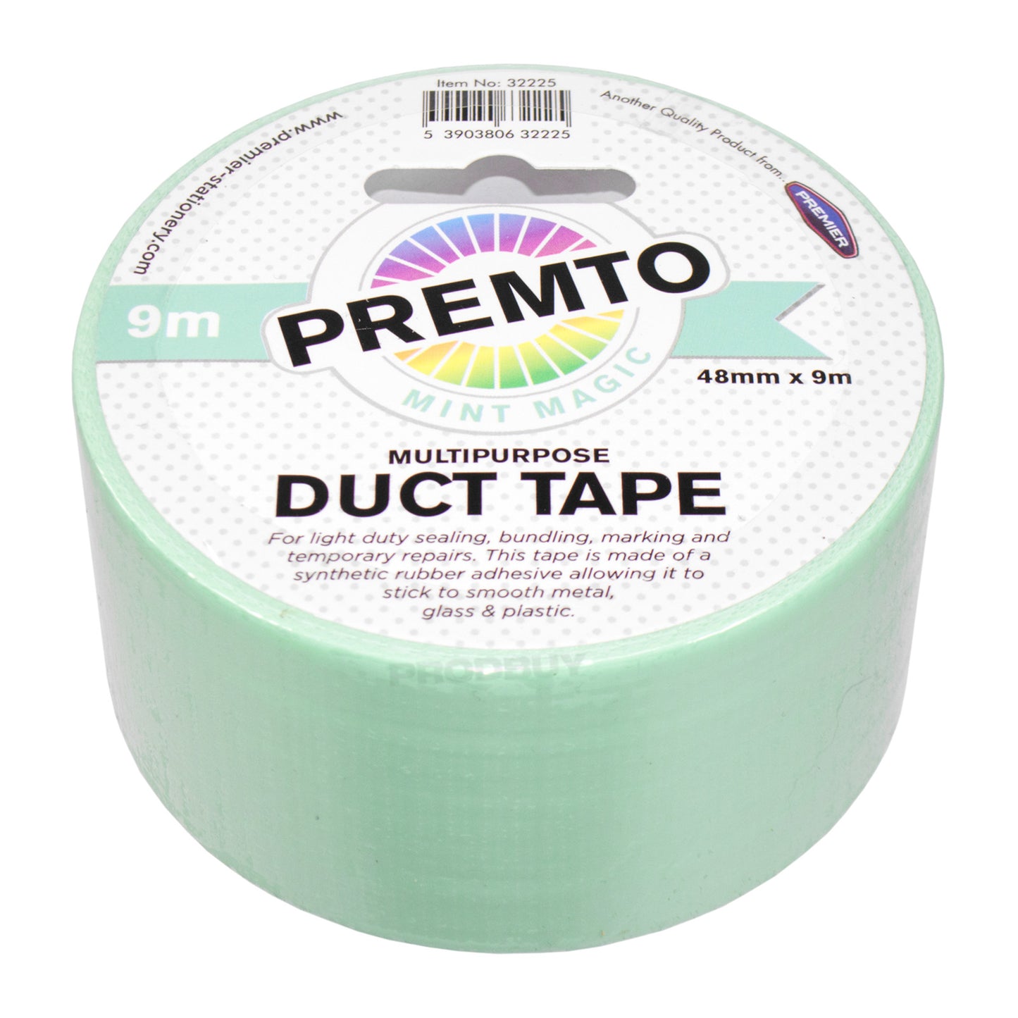 Single Roll of Colour Duct Tape 48mm x 9m - Colour Choice