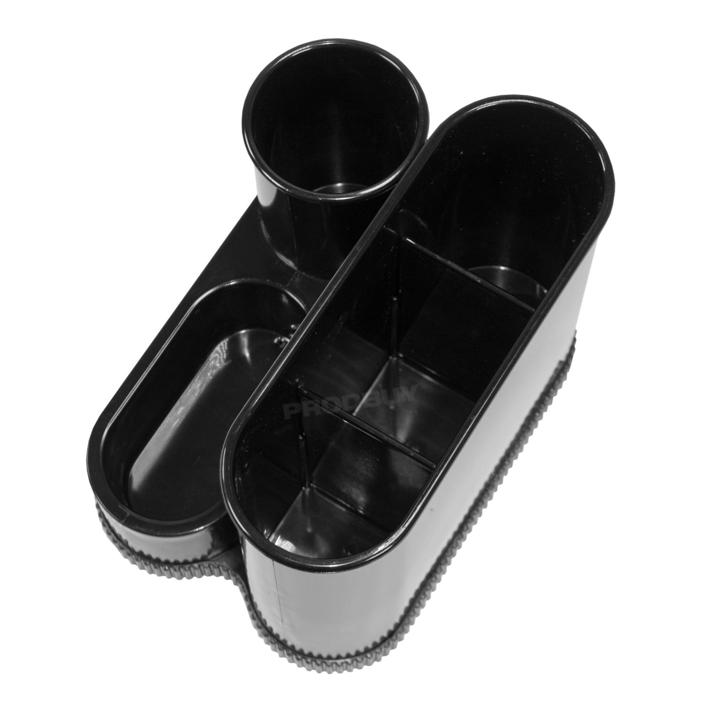 Black Plastic Pen Pot Desktop Tidy Storage Organiser Caddy