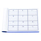 Set of 10 Carbonless Duplicate Books A6 100 Page with Lined & Numbered Pads