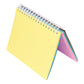 Pack of 10 Spiral Index Cards 6" x 4" Lined Colour Revision Notepads