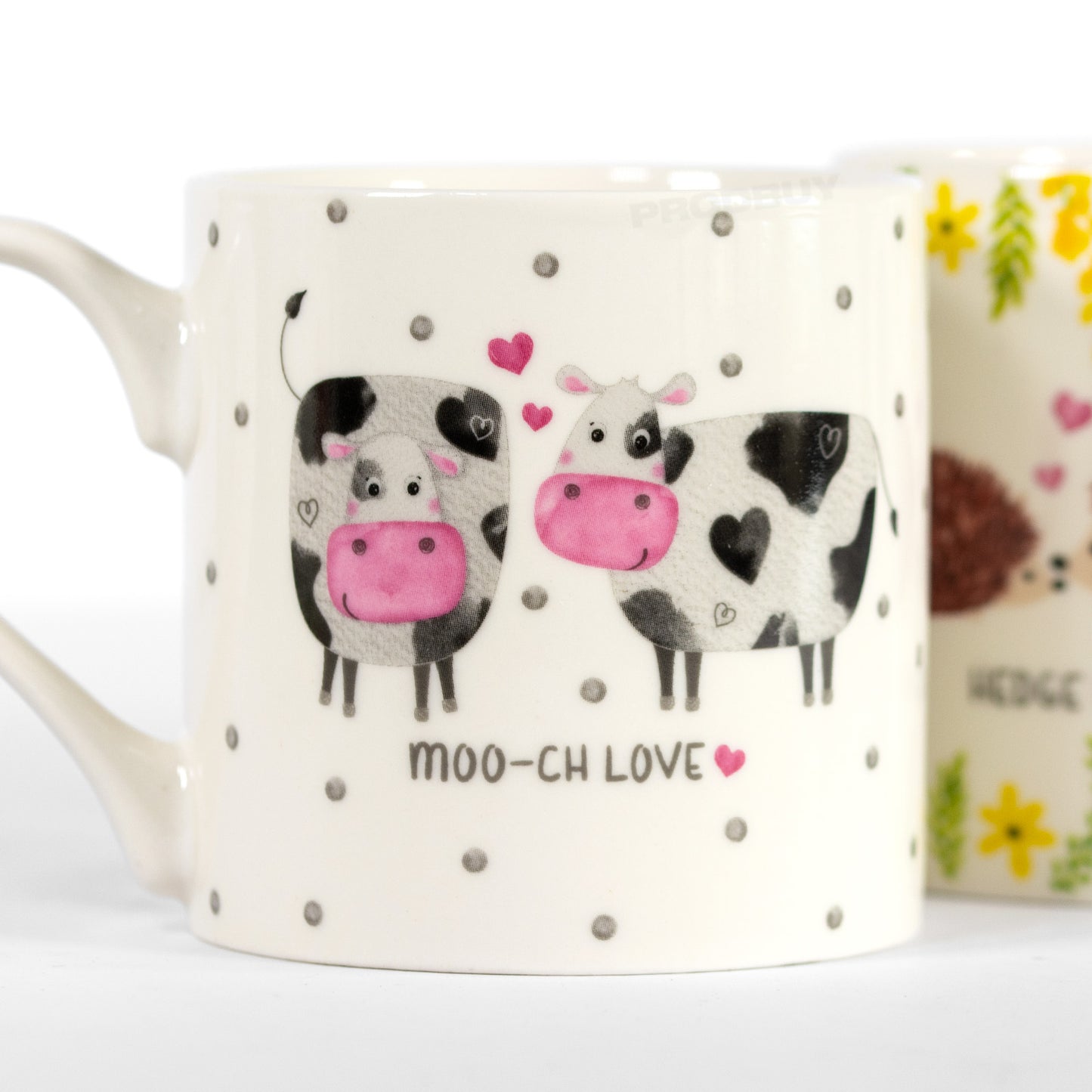 Set of 4 Cute Love Animals New Bone China Mugs