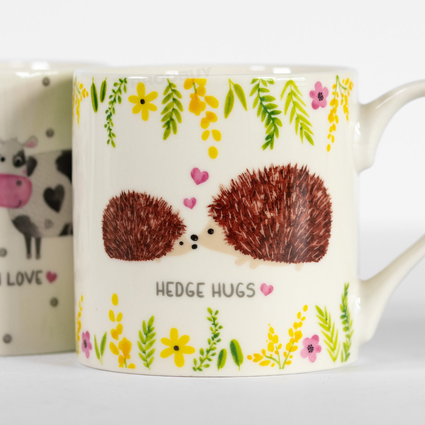 Set of 4 Cute Love Animals New Bone China Mugs