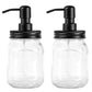 Set of 2 Kilner Glass Lotion Soap Dispensers