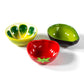 Set of 3 Small Food Bowls Ceramic Tapas Snack Dishes