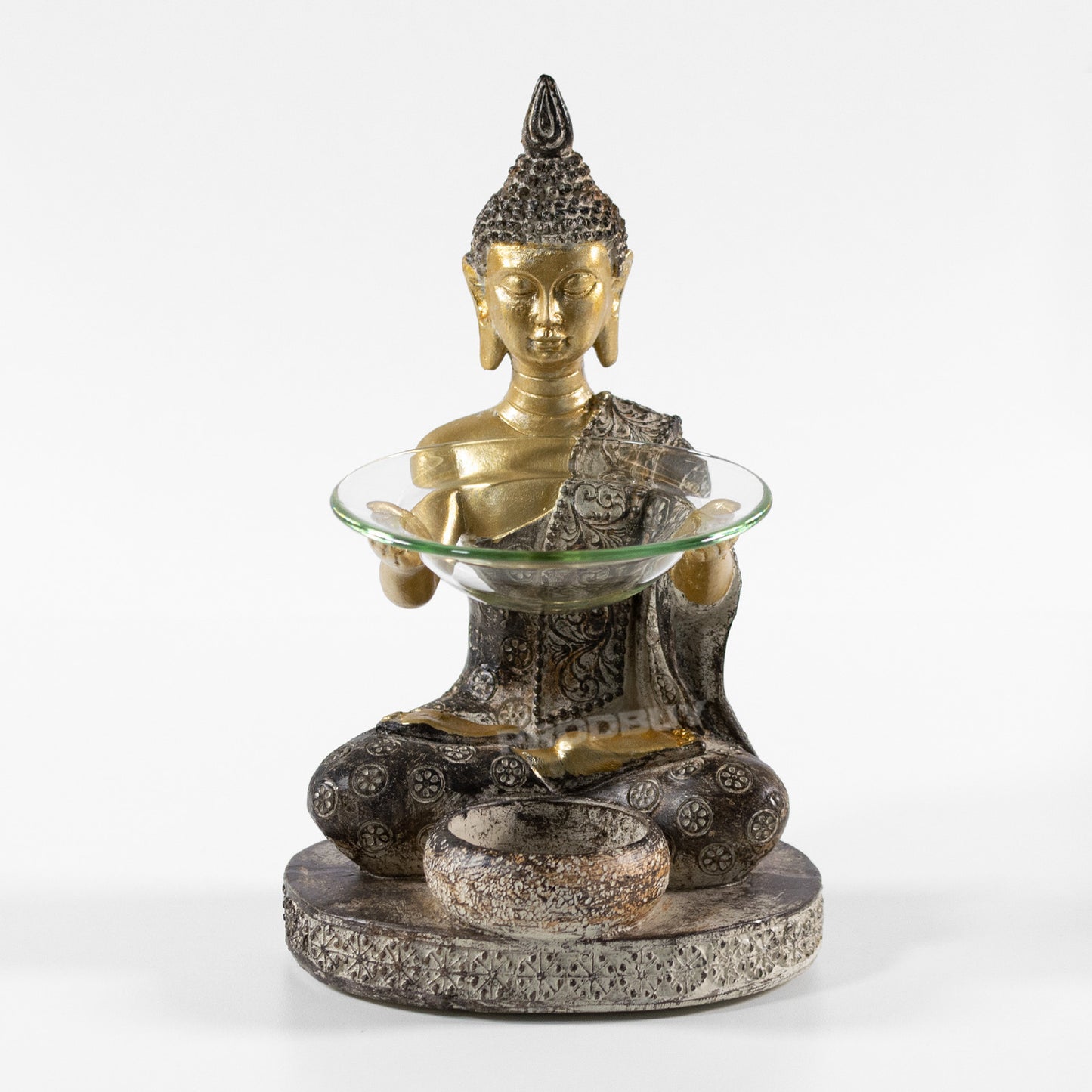 Buddha Oil Burner Tea Light Candle Holder