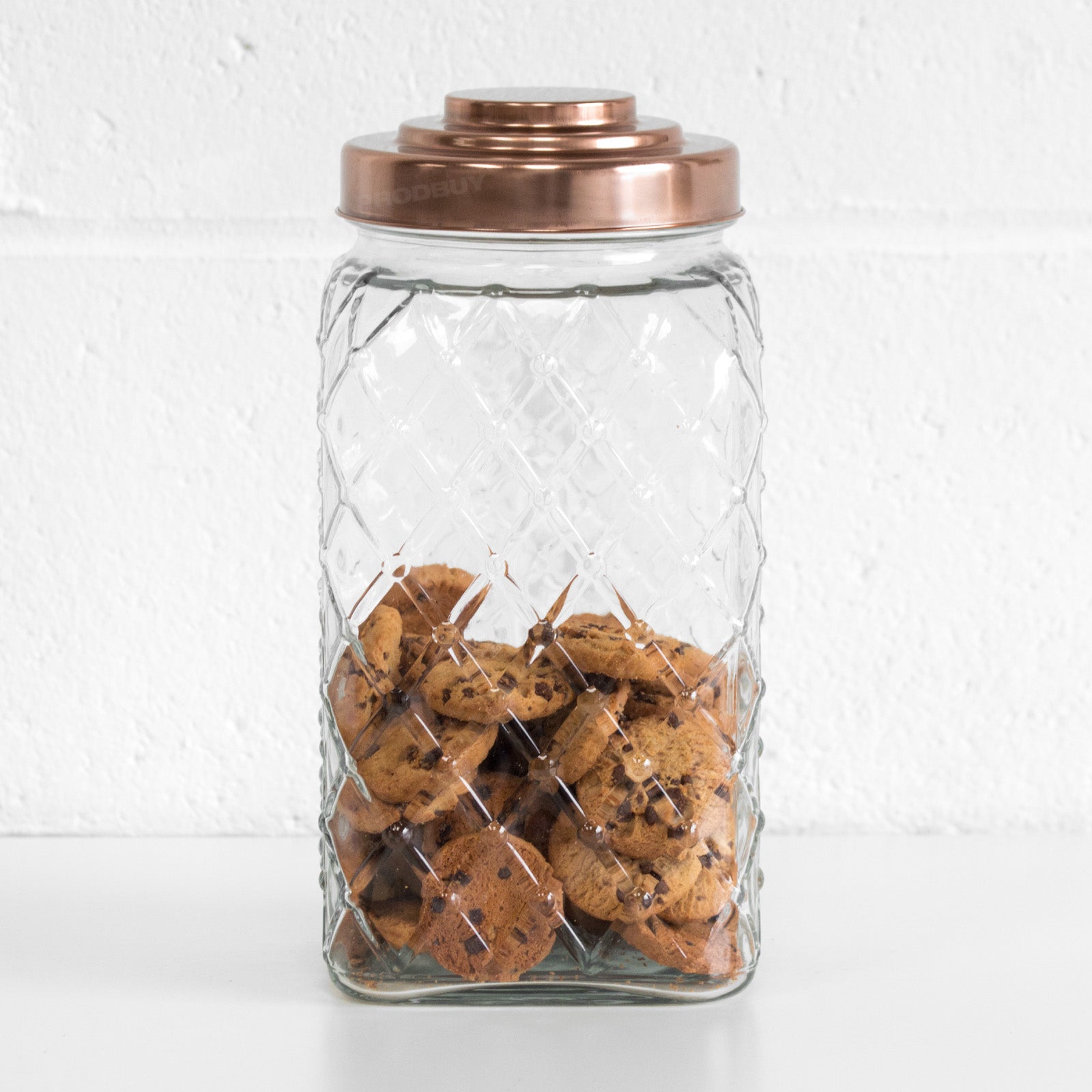 Large 4 Litre Copper Lid Glass Food Storage Jar – Robert David Home