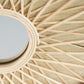 Small Wooden Wall Mounted 9.5cm Mirror 36cm Frame