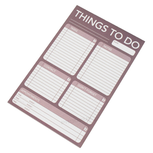 Daily Planner 'Things To Do' List Memo Pad