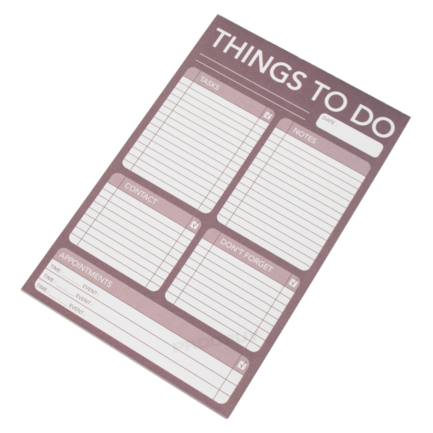 Daily Planner 'Things To Do' List Memo Pad