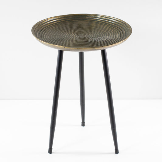 Metal Round Spiral 35cm Side Table