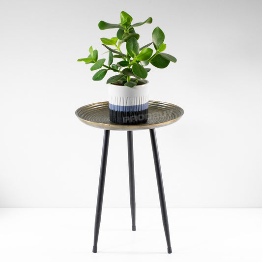 Metal Round Spiral 35cm Side Table