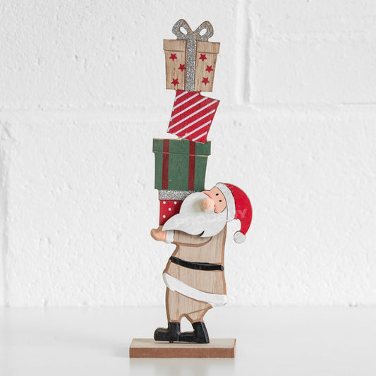 Santa Claus Carrying Presents Christmas Decoration Ornament