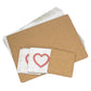 Set of 4 Placemats & Coasters with 'Home' Heart Design