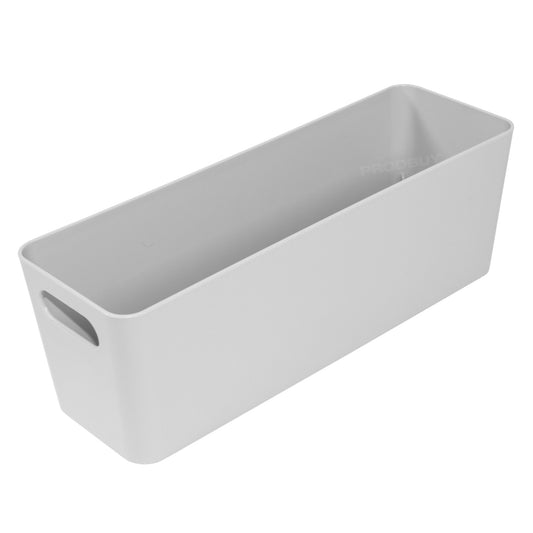 Grey 30cm Narrow Plastic Storage Box